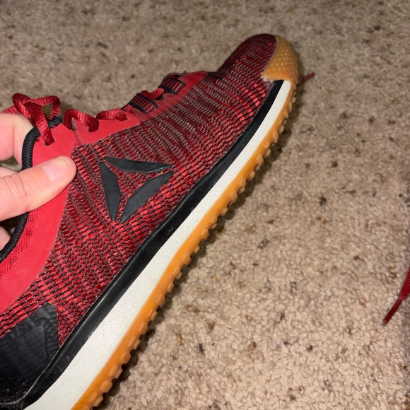 JJ WATT Reebok Red and Black Men's Shoes - Picture 3 of 6